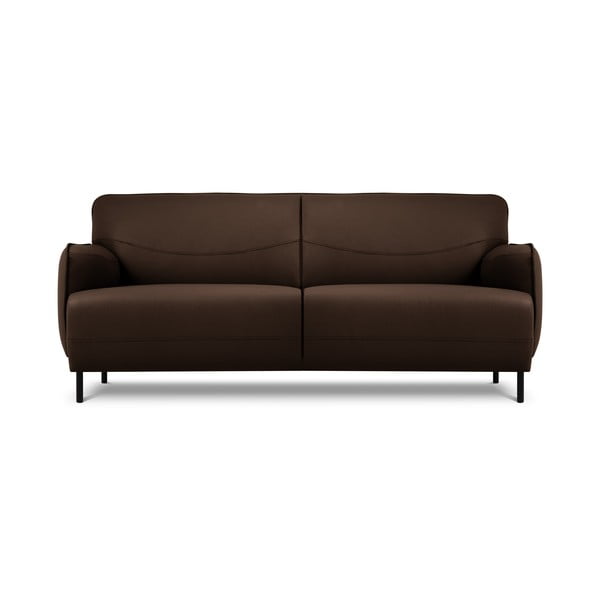 Hnedá kožená pohovka Windsor & Co Sofas Neso, 175 x 90 cm
