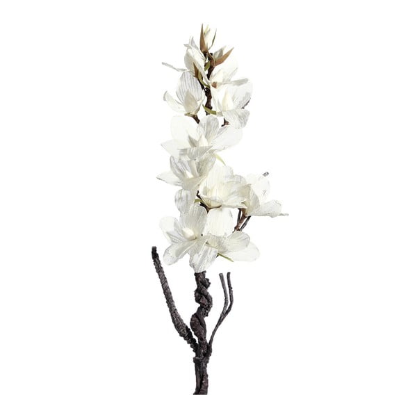 Umelá kvetina s bielymi kvetmi Ixia Fola, výška 122 cm
