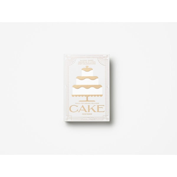 Biele/v striebornej farbe antikoro dezertné vidličky v súprave The Essentials Cake Tools – Printworks-image-3