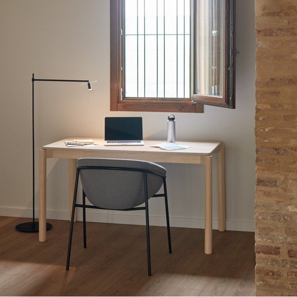 Pracovný stôl v dekore jaseňa 136x68 cm Atlas - Teulat-image-1