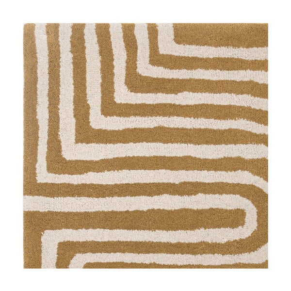 Okrovožltý vlnený koberec 120x170 cm Reef – Asiatic Carpets-image-4