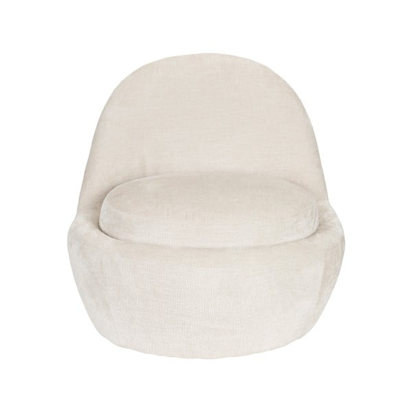 Krémové kreslo Nash – White Label-image-2