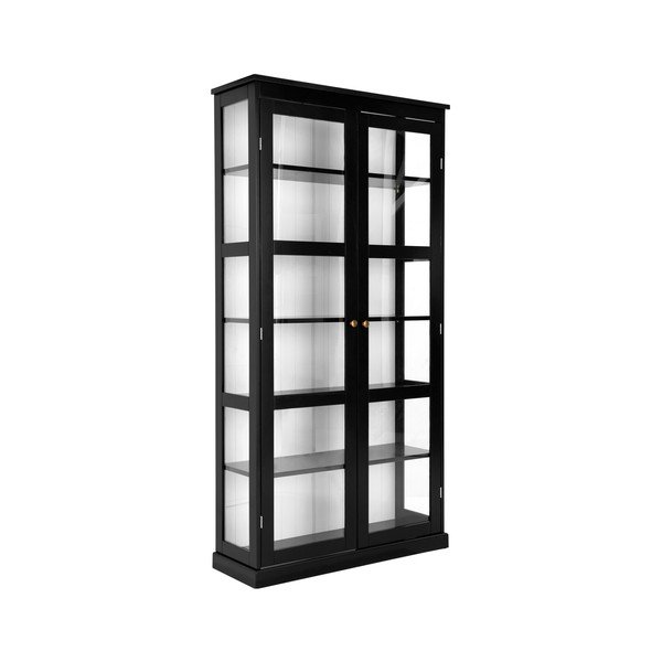 Čierna vitrína z MDF 98x193x34 cm Wilma – Ellos Home