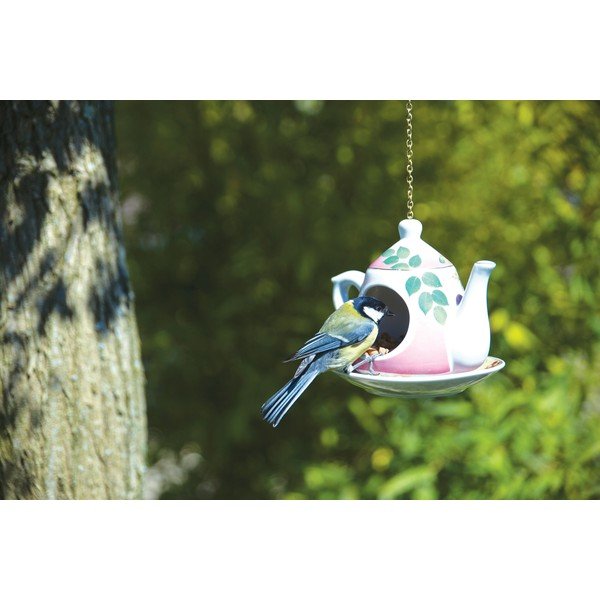 Kŕmidlo pre vtáčiky Kettle – Esschert Design-image-1