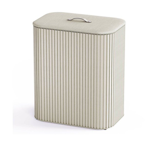 Béžový bambusový kôš na bielizeň 3x30 l Tota Trio Luxe – Joseph Joseph-image-3