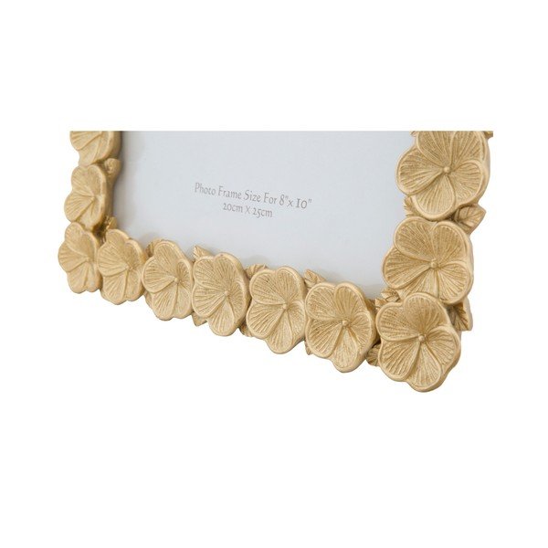Žltý fotorámik v živicovom ráme Mauro Ferretti Flower Glam, 25 × 30,8 cm-image-3