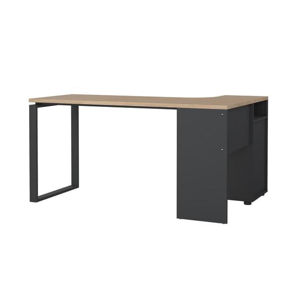 Pracovný stôl s doskou v dubovom dekore 100x150 cm Sign – Tvilum-image-2