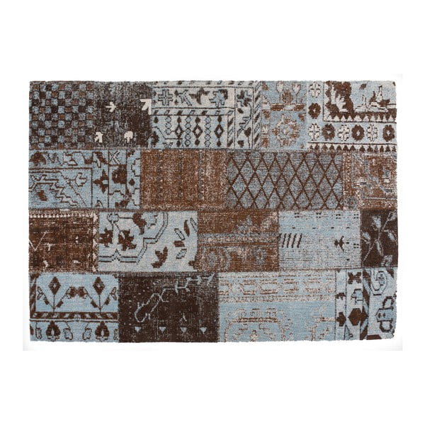 Hnedý koberec s prímesou bavlny Cotex Restar, 140 × 200 cm
