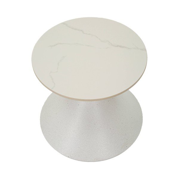 Okrúhly odkladací stolík s keramickou doskou ø 45 cm Fush – Mauro Ferretti-image-1