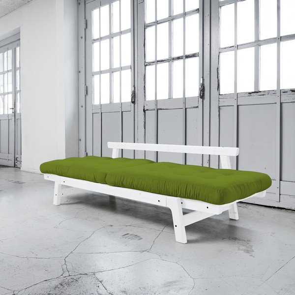 Rozkladacia pohovka Karup Step White/Lime-image-3