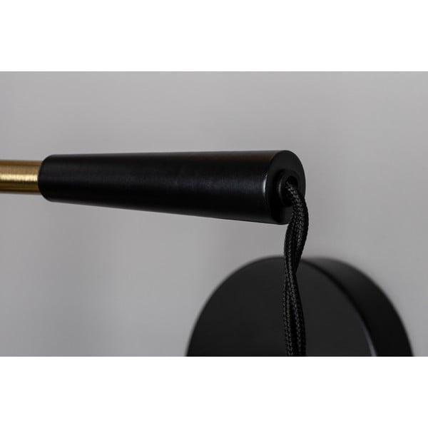 Nástenné svietidlo v čiernej a zlatej farbe Penelope – Dutchbone-image-3