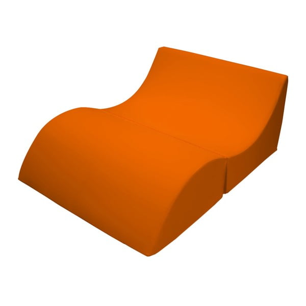 Oranžové variabilné ležadlo/stolík 13Casa Cleo