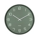 Zelené nástenné hodiny Karlsson Lofty, ø 40 cm