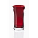 Súprava 6 červených valcových pohárov Crystalex Extravagance, 380 ml