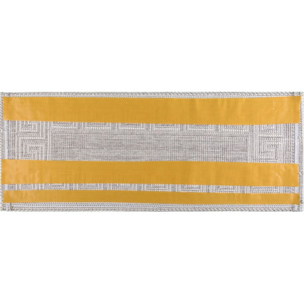 Krémovobiele bavlnené nášľapy na schody v súprave 16 ks 25x65 cm Versace Bej – Vitaus-image-1