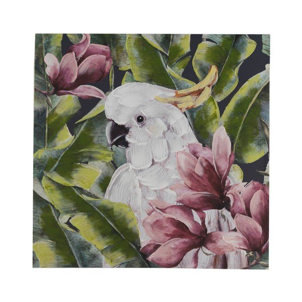 Nástenný obraz na plátne Geese Modern Style Cockatoo Cubico, 100 × 100 cm