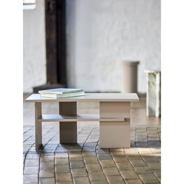 Sivý konferenčný stolík 50x90 cm Norvida – Bloomingville-image-1