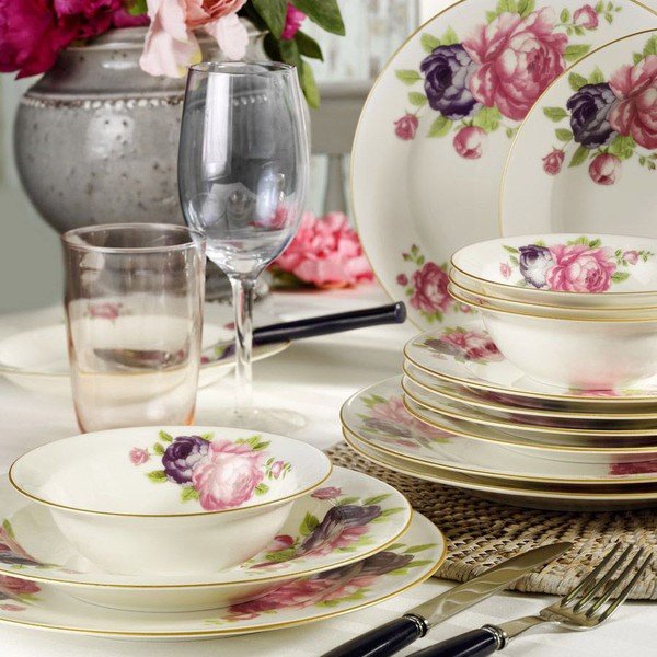 24-dielna sada porcelánového riadu Summer-image-3