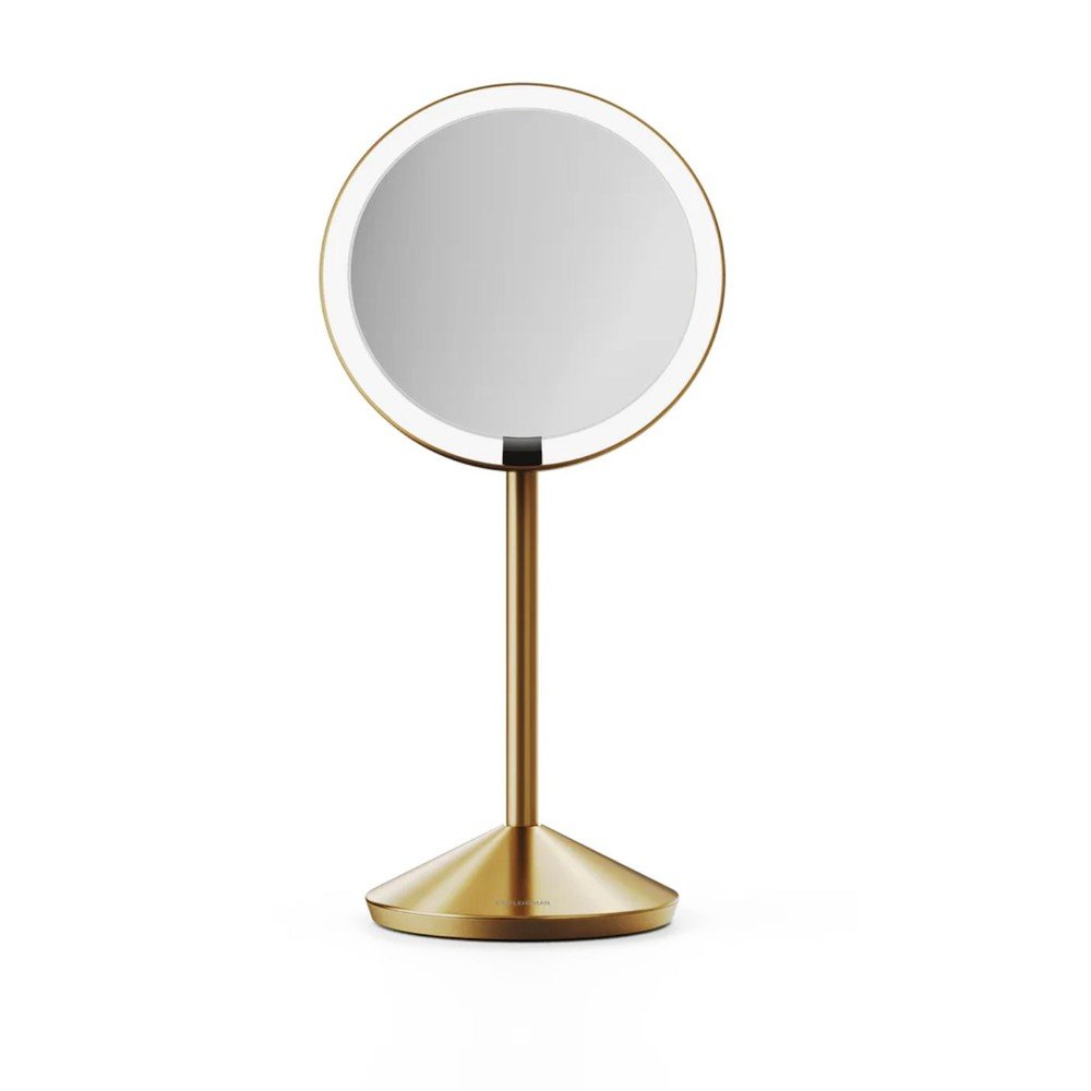 Kozmetické zrkadlo s osvetlením/zväčšovacie (zväčšenie 5x) ø 12 cm – simplehuman