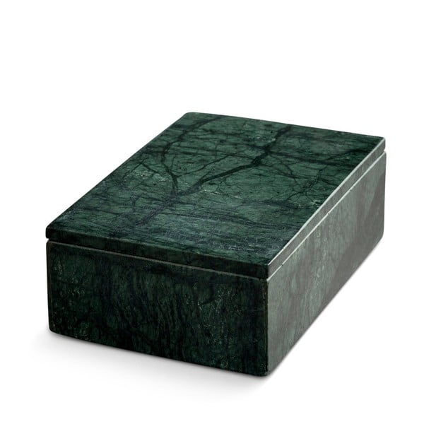 Zelený mramorový úložný box NORDSTJERNE, 10 x 15 cm
