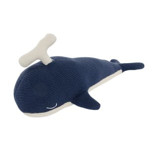 Modro-biela maznacia hračka Kindsgut Whale
