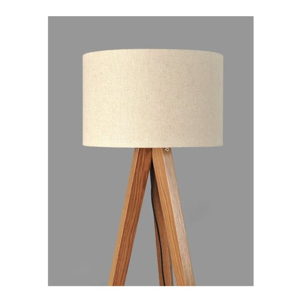 Stojacia lampa Tripod White/Walnut-image-1