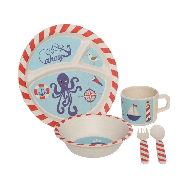 Bambusová detská jedálenská súprava 5 ks Eden – Premier Housewares