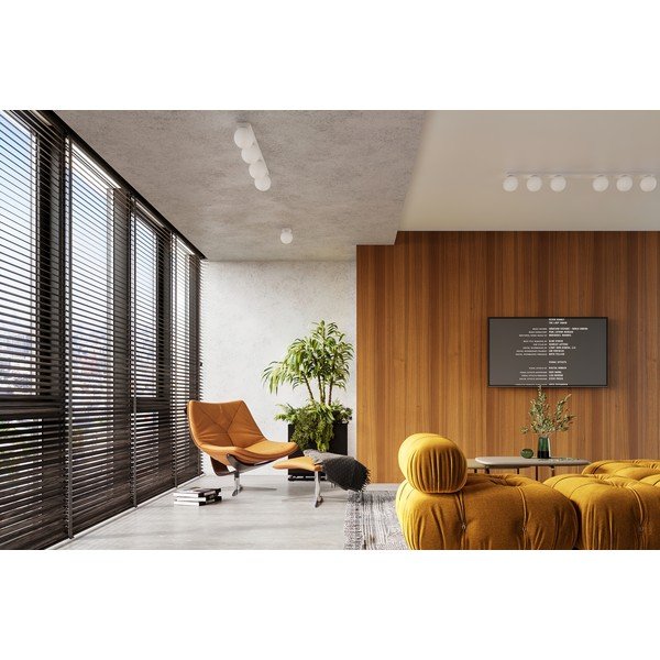 Biele stropné svietidlo so skleneným tienidlom ø 12 cm Umerta – Sollux-image-4