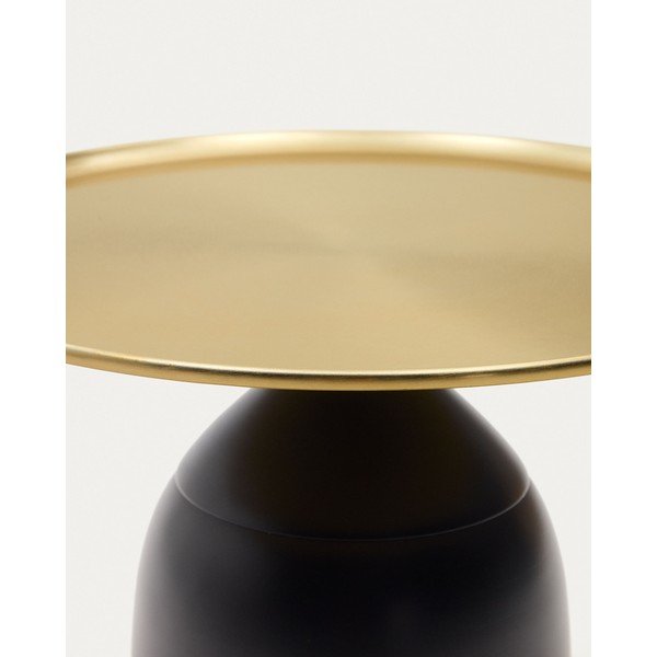 Kovový okrúhly odkladací stolík ø 52 cm Liuva – Kave Home-image-2