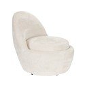 Krémové kreslo Nash – White Label