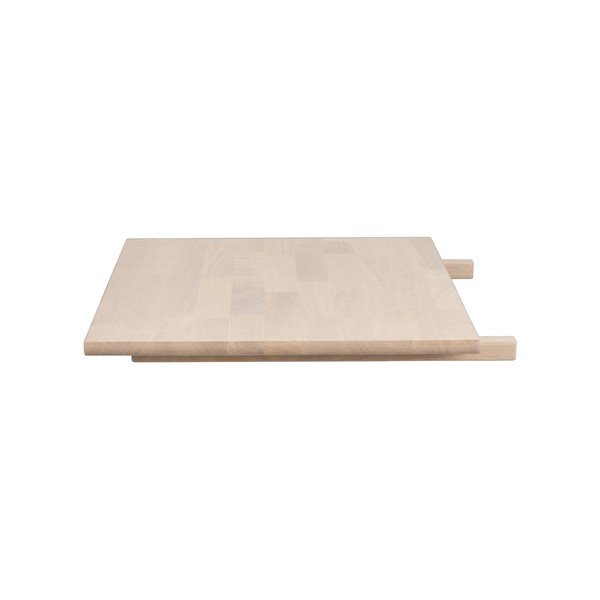 Prídavná doska k jedálenskému stolu z dubového dreva 90x45 cm Derrymore – Rowico-image-3