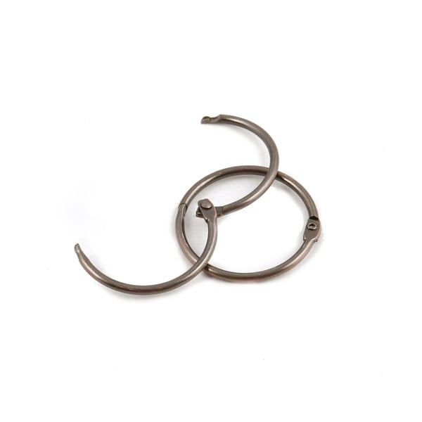 Krúžky k sprchovému závesu v súprave 12 ks v medenej farbe Ringo Small – Spirella-image-4