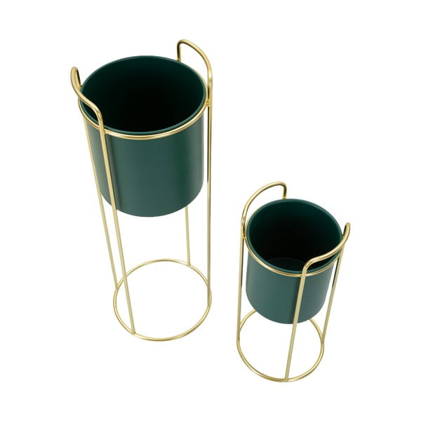 Kovové obaly na kvetináče v súprave 2 ks ø 24 cm Grent Slim – Mauro Ferretti-image-2