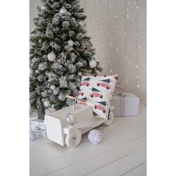 Dekoračný vankúš s vianočným motívom 45x45 cm Christmas Ride – Butter Kings-image-1