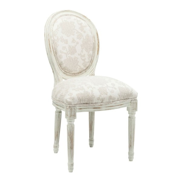 Biela jedálenská stolička Kare Design Louis Romance