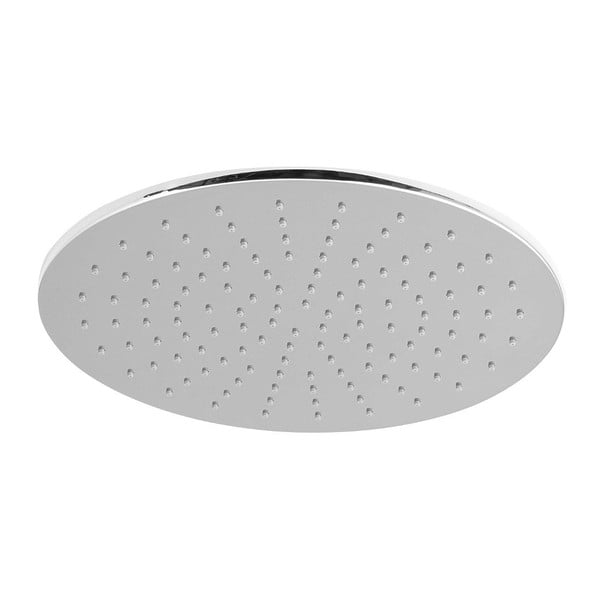 Mosadzná hlavová sprcha v lesklo striebornej farbe ø 30 cm – Sapho-image-1