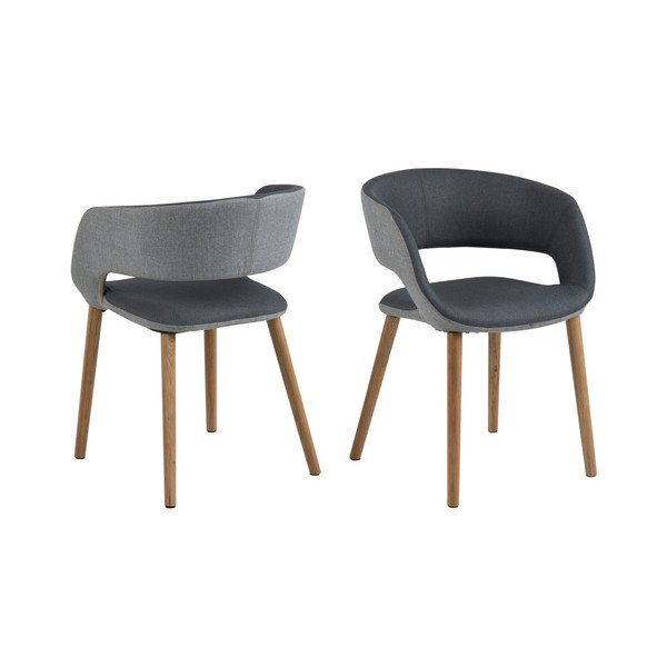 Antracitovosivá jedálenská stolička Actona Greta-image-3