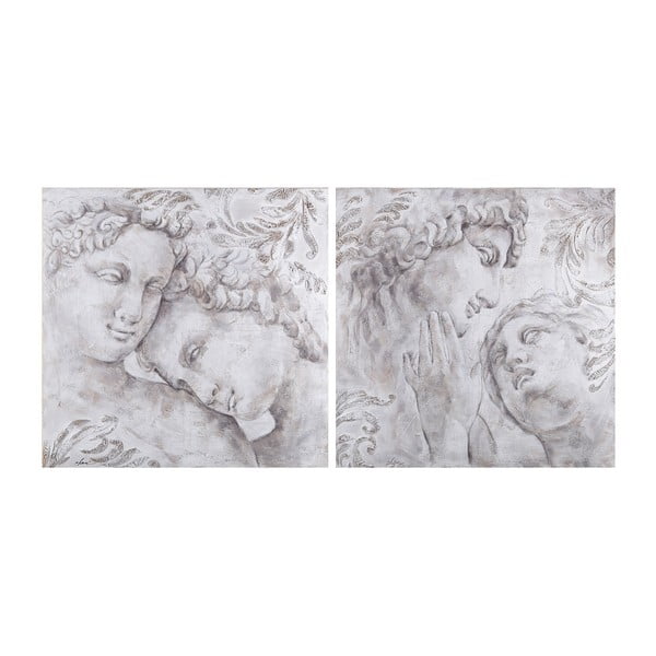 Sada 2 obrazov Ixia Angels, 100 x 100 cm
