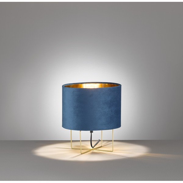 Modrá stolová lampa Fischer & Honsel Aura, výška 32 cm-image-1