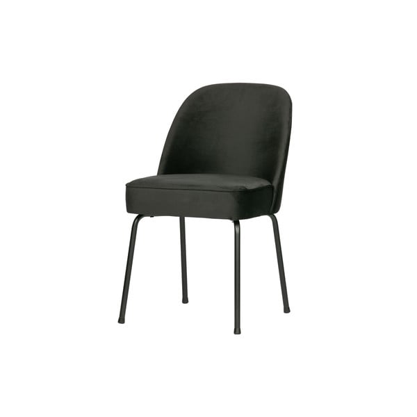 Čierne zamatové jedálenské stoličky v súprave 2 ks Vogue – WOOOD-image-2