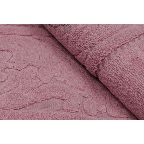 Ružové bavlnené uteráky v súprave 2 ks 90x50 cm Sultan – Mijolnir-image-4