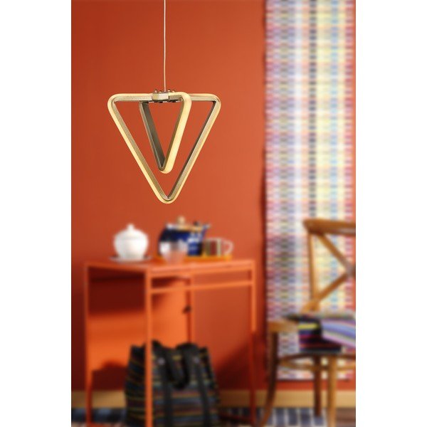 Kovové LED závesné svietidlo v bronzovej farbe ø 20 cm Baris – Squid Lighting-image-1