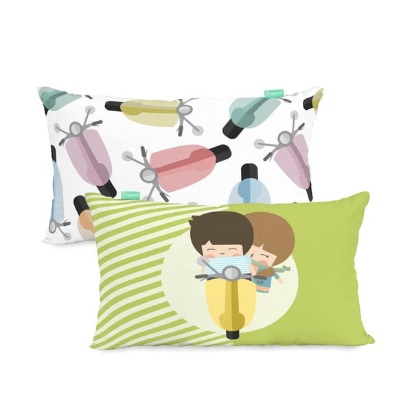 Obliečka na vankúš z čistej bavlny Happynois Summer Time, 50 × 30 cm-image-3