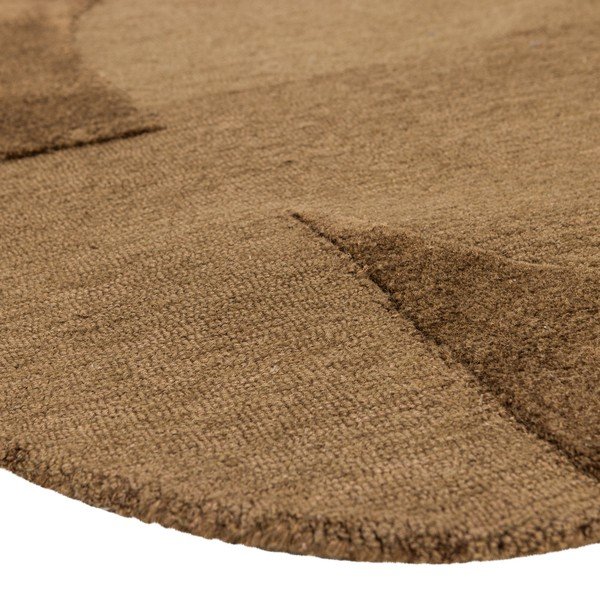 Hnedý koberec s prímesou vlny 170x240 cm Livo – WOOOD-image-4