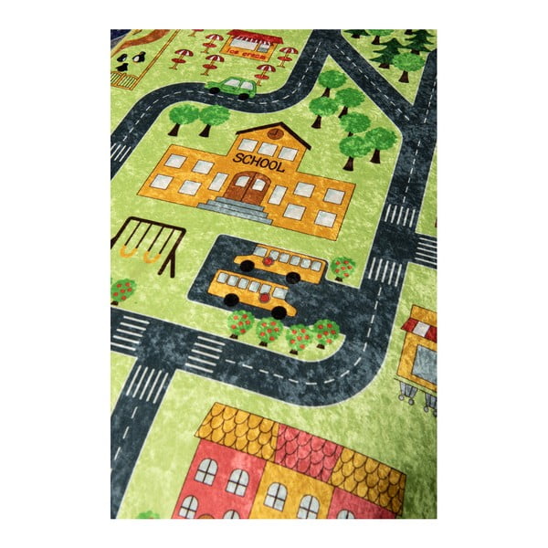Detský koberec Green Small Town, 200 × 290 cm-image-3