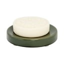 Zelená keramická nádobka na mydlo iDesign Eco Vanity