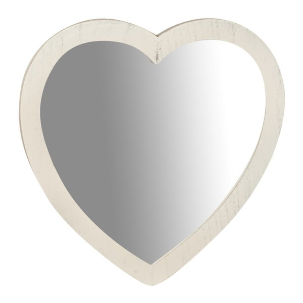 Zrkadlo v tvare srdca Biscottini Heart, 45 x 45 cm