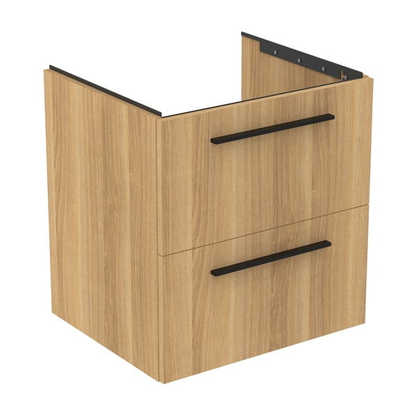 Závesná skrinka pod umývadlo v dekore duba v prírodnej farbe 60x63 cm i.Life B – Ideal Standard-image-4