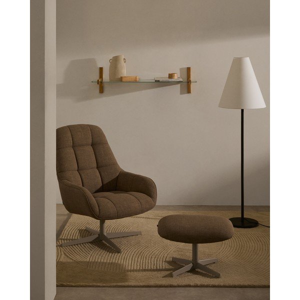 Hnedá podnožka Jaspe – Kave Home-image-1