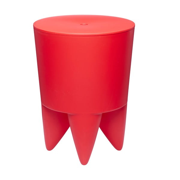 Univerzálny stolík/kôš/chladič na ľad Bubu, červený